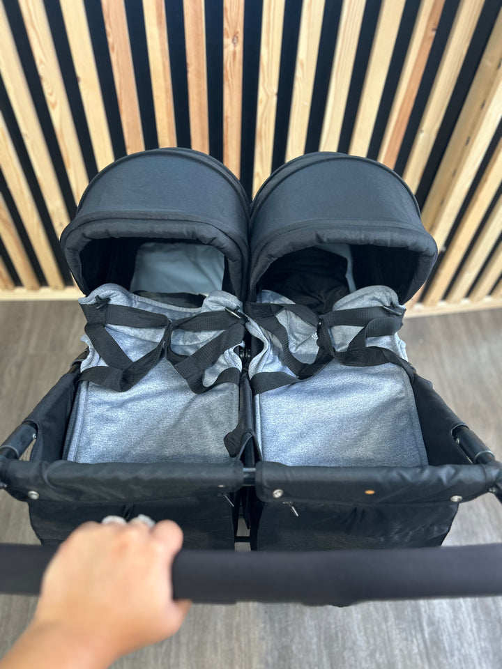 PRE LOVED My Child Easy Twin Stroller - Grey