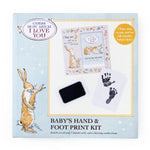 Guess How Much I Love You Hand & Foot Print Kit - Baby Keepsake Frame