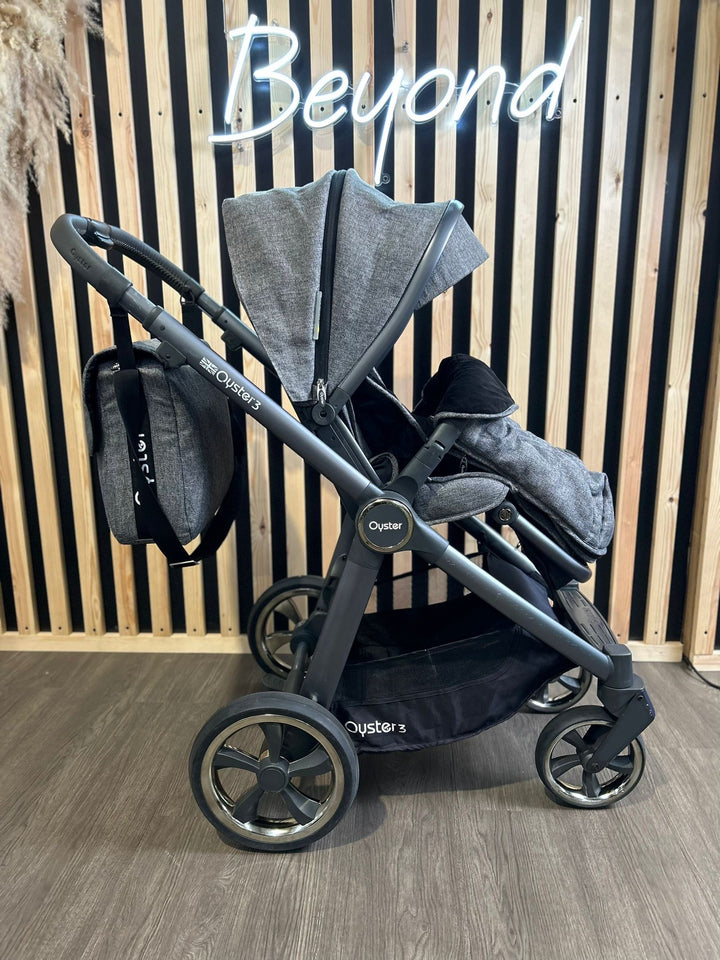 PRE LOVED Babystyle Oyster3 Pram & Pushchair - Mercury/City Grey