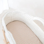 Clair De Lune 2 Pack Fitted Little Duckling Moses Basket Sheets - 74 x 30 cm