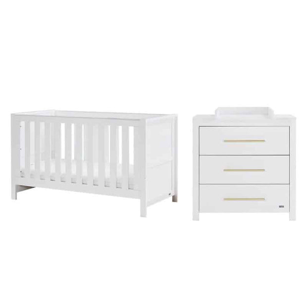 Tutti Bambini Tivoli 2 Piece Nursery Room Set – White