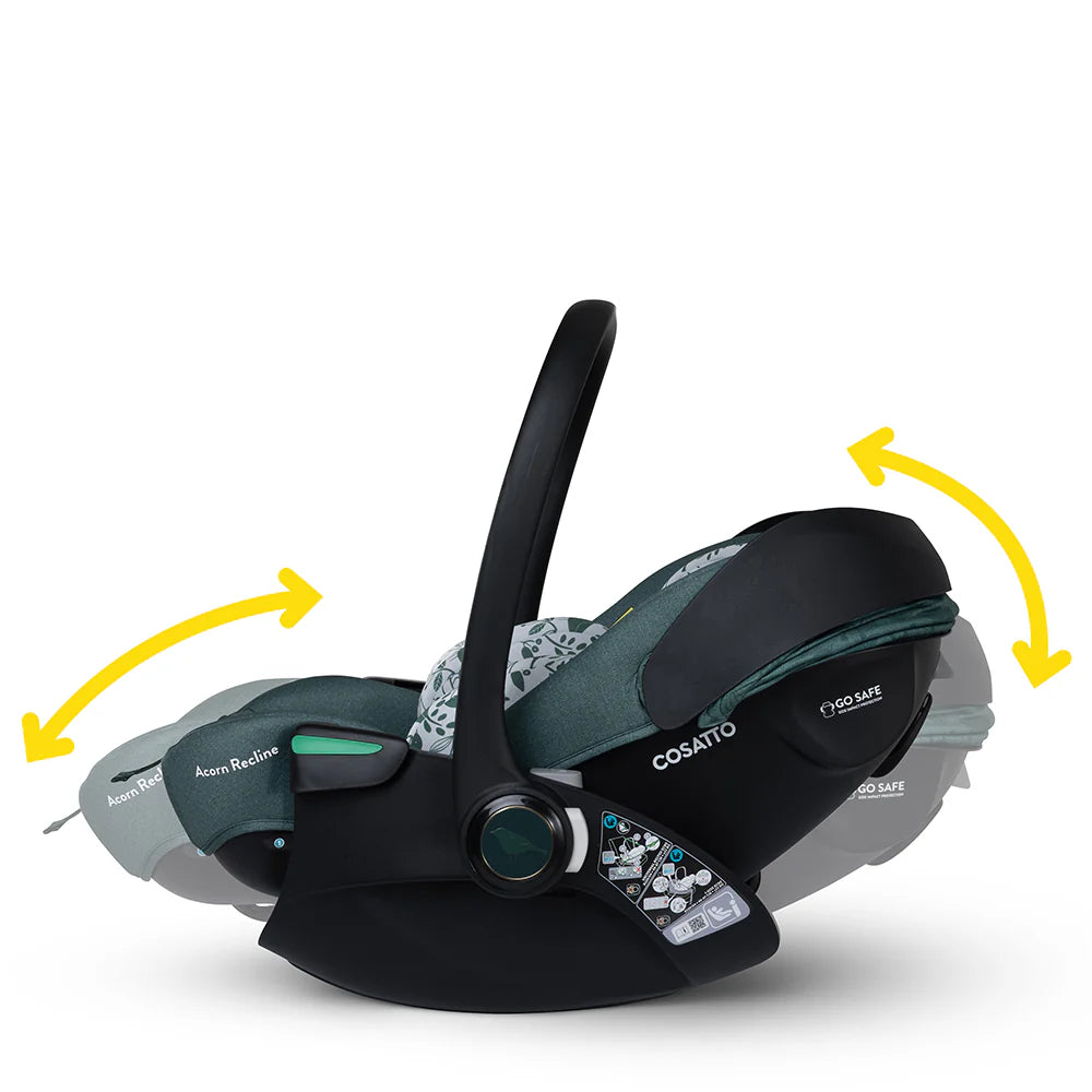 Cosatto Wow 3 Special Edition All Stage Family Rotate & Recline 2 Base Bundle - Wildwood