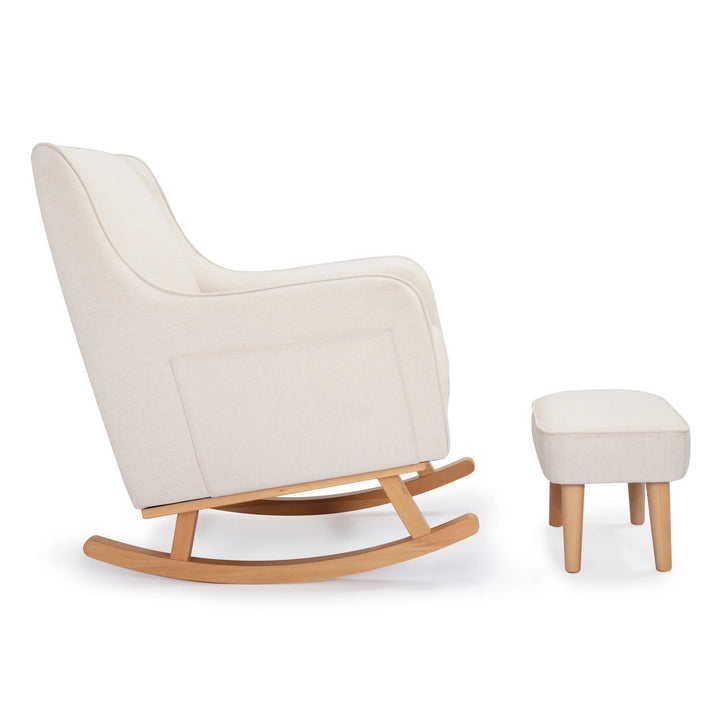 Babymore Ida Nursing Chair with Footstool – Ivory