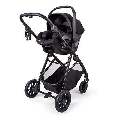 Redkite Push Me Savanna i Travel System Ultimate Baby Essentials Bundle - Black