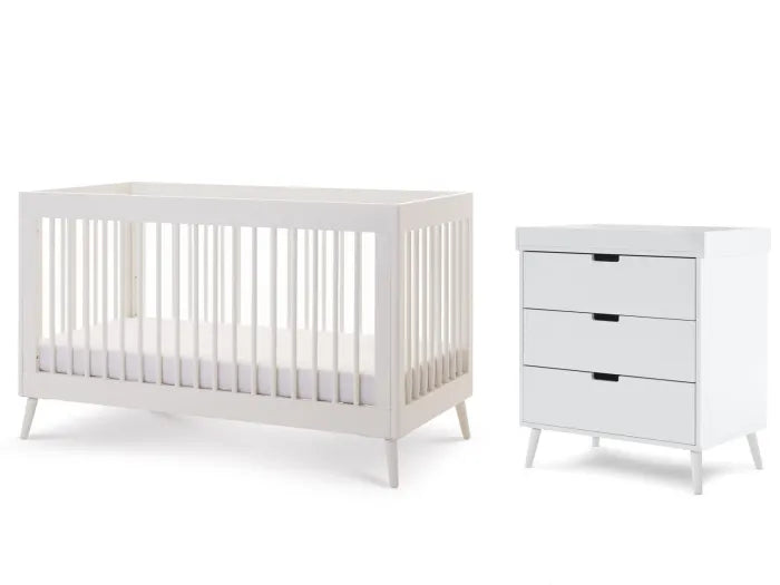 Obaby Maya 2 Piece Room Set - Nordic White