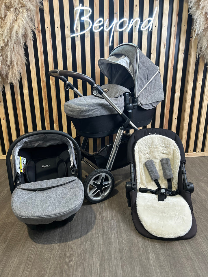 PRE LOVED Silver Cross Pioneer Travel System Brompton