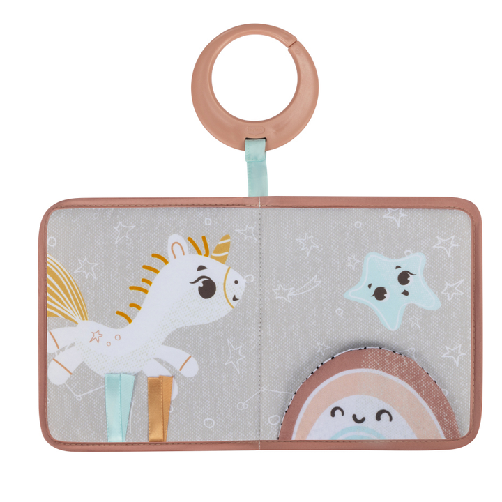 Tiny Love Where Do I Travel Soft Book - Unicorn Wonderlands