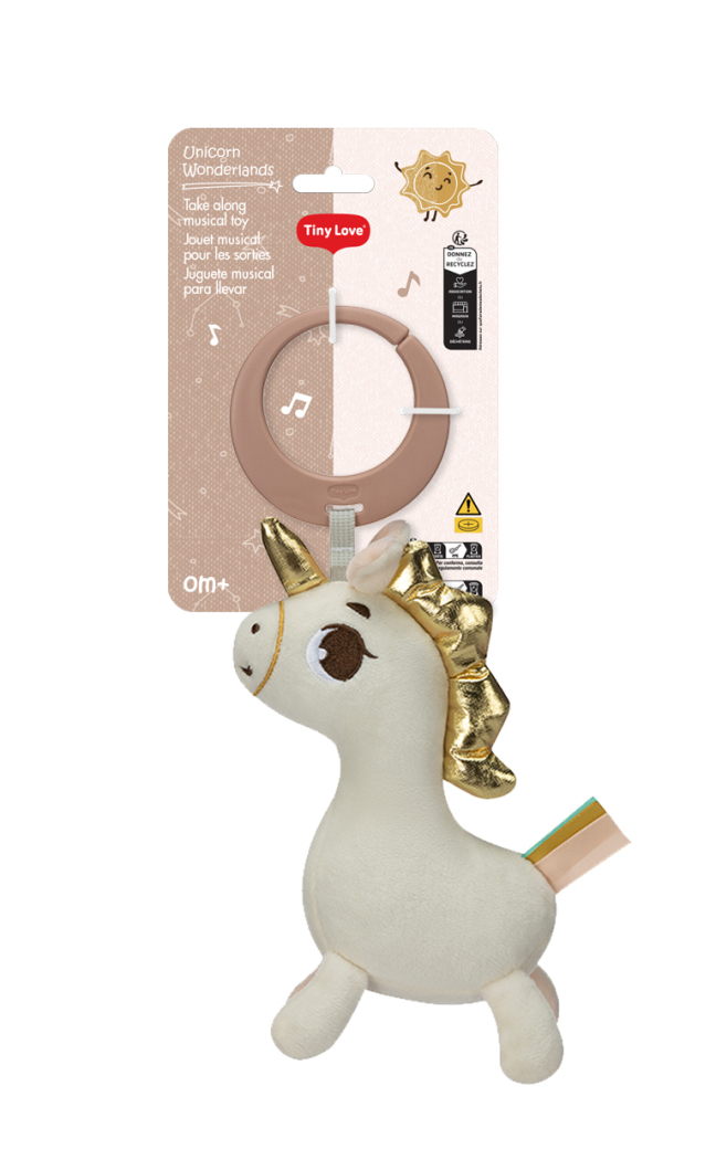 Tiny Love Take Along Musical Toy - Unicorn Wonderlands