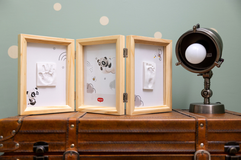 Tiny Love Tiny Creations Double Frame Wood