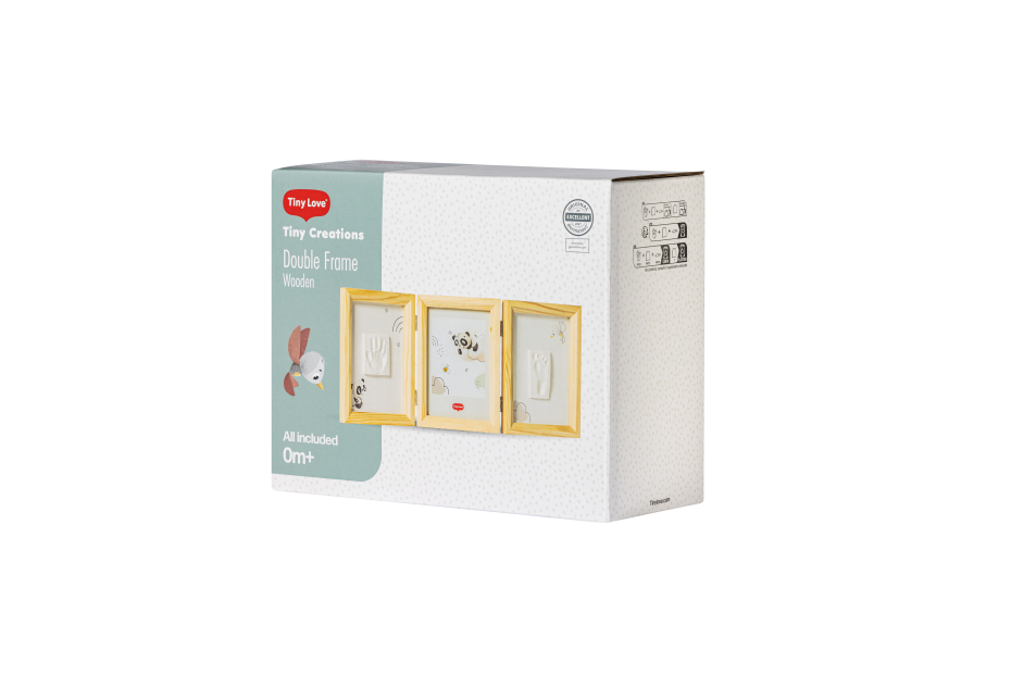 Tiny Love Tiny Creations Double Frame Wood