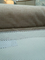 EX DISPLAY Redkite Rockabye Bedside Crib - Oatmeal