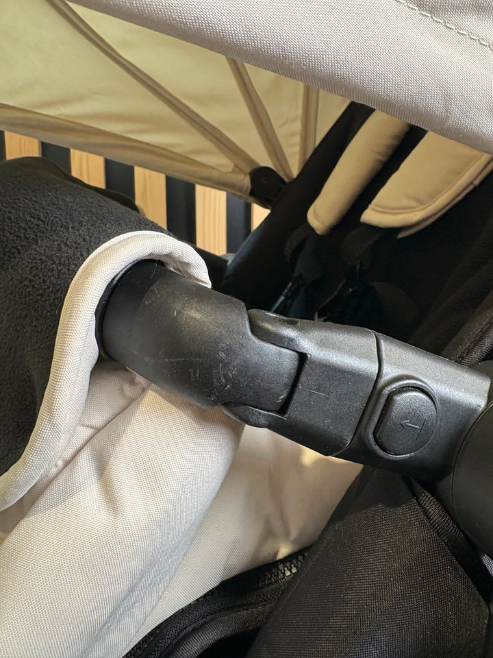 PRE LOVED Ickle Bubba Virgo Double Pushchair - Stone