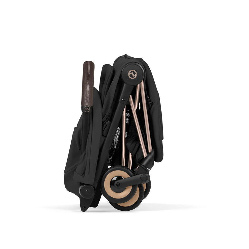 Cybex COŸA Comfort + Foldable Carrycot Rose Gold - Sepia Black (2026 Model)