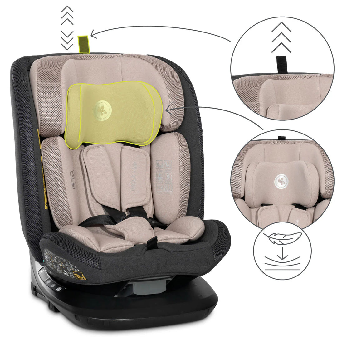 Lorelli Imola i-Size 360° Rotating Car Seat - Beige