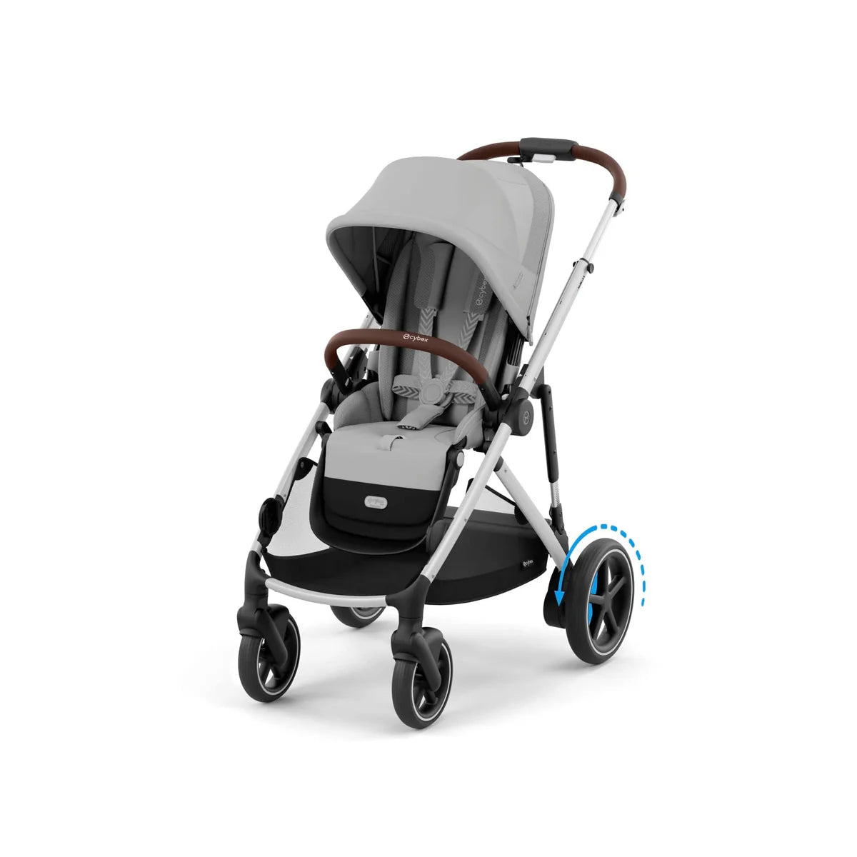 Cybex eGazelle S, 9 Piece Bundle - Stone Grey/Silver