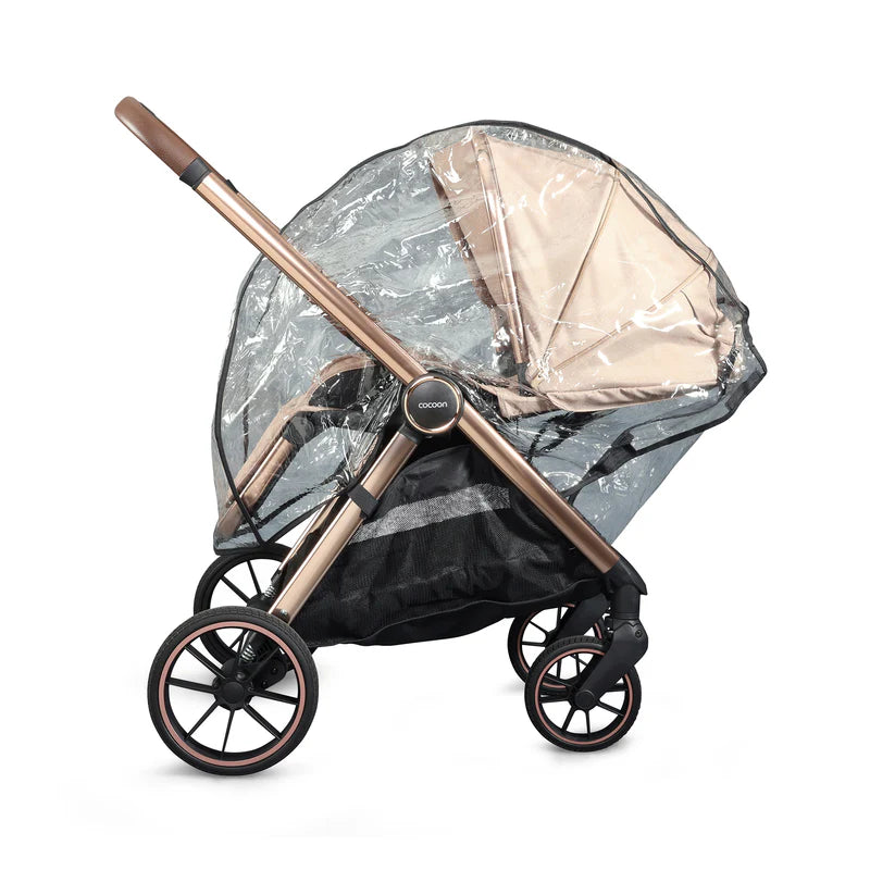 Mee-Go Cocoon Pushchair Bundle with Accessories – Toffee