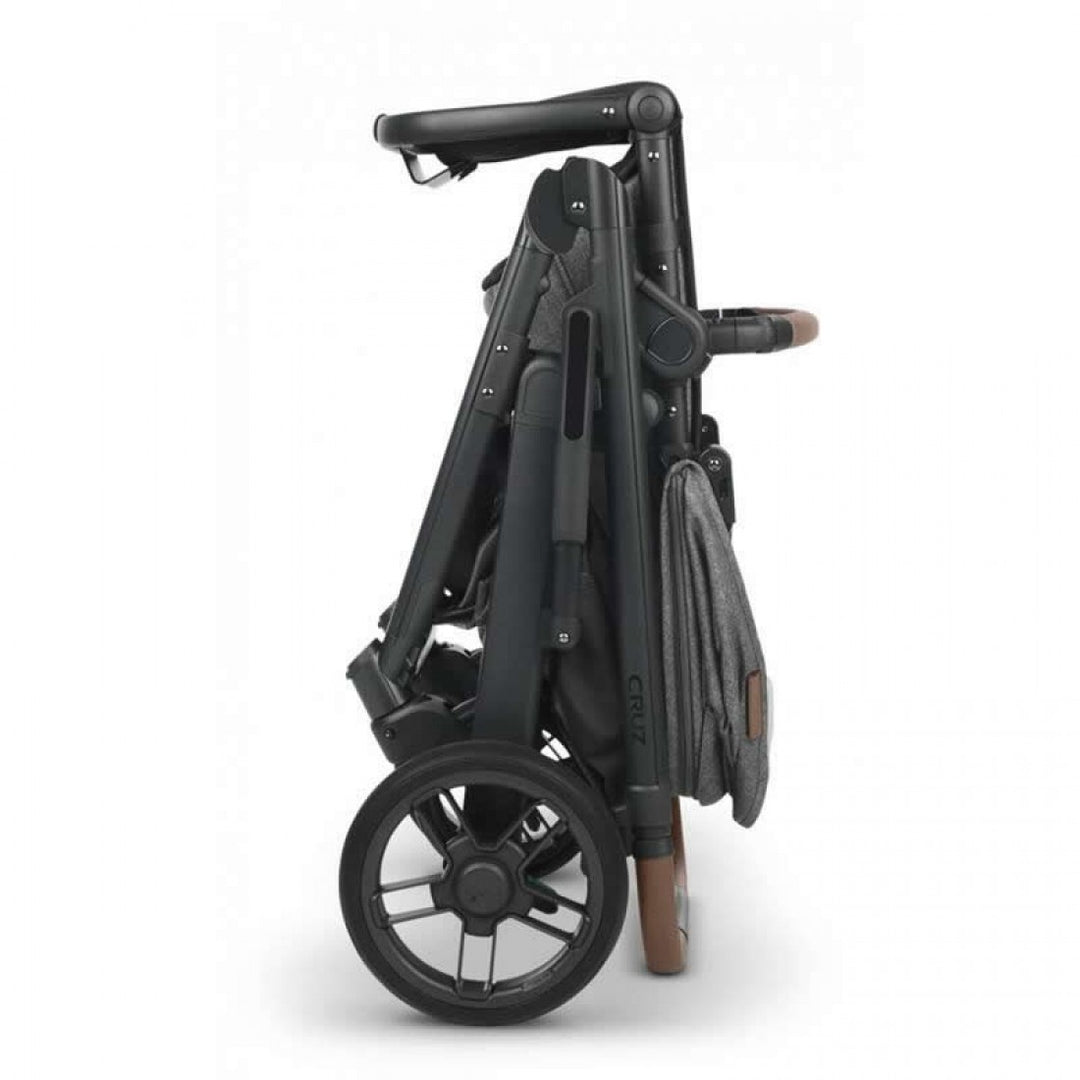 Uppababy Cruz V2 Pushchair + Carrycot + Mesa + Base i-Size Travel System - Greyson Charcoal Melange