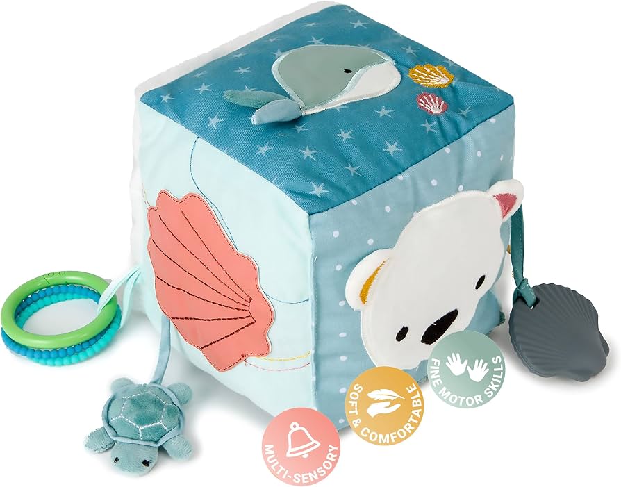 Little Big Friends Soft Activity Cube - Ocean