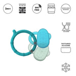 Matchstick Monkey Cooling Teether - Blue & Mint