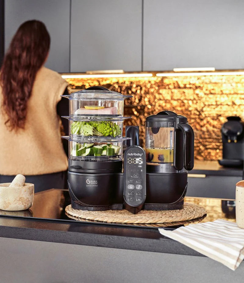 Babymoov Nutribaby+ XL Baby Food Maker - Black