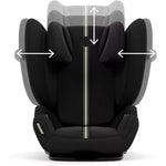 Cybex Solution G i-Fix Plus Car Seat - Moon Black