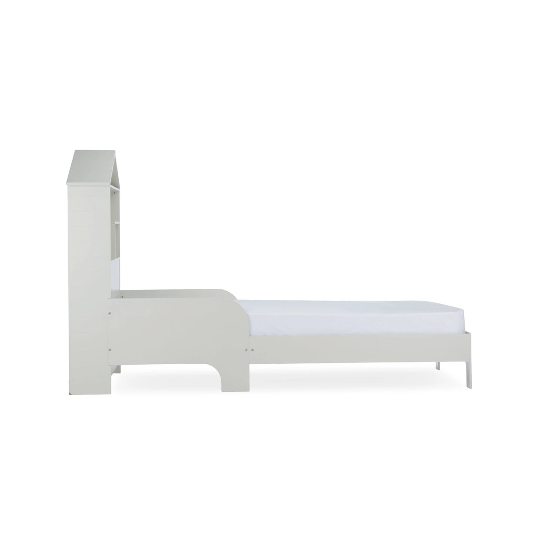 CuddleCo Play House Single Bed with Storage - Pebble