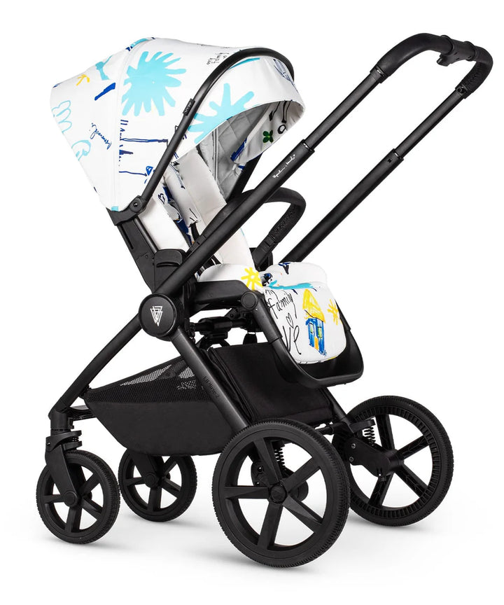 Venicci Upline2 4in1 Travel System Inc 360 Base - Special Edition Draft White