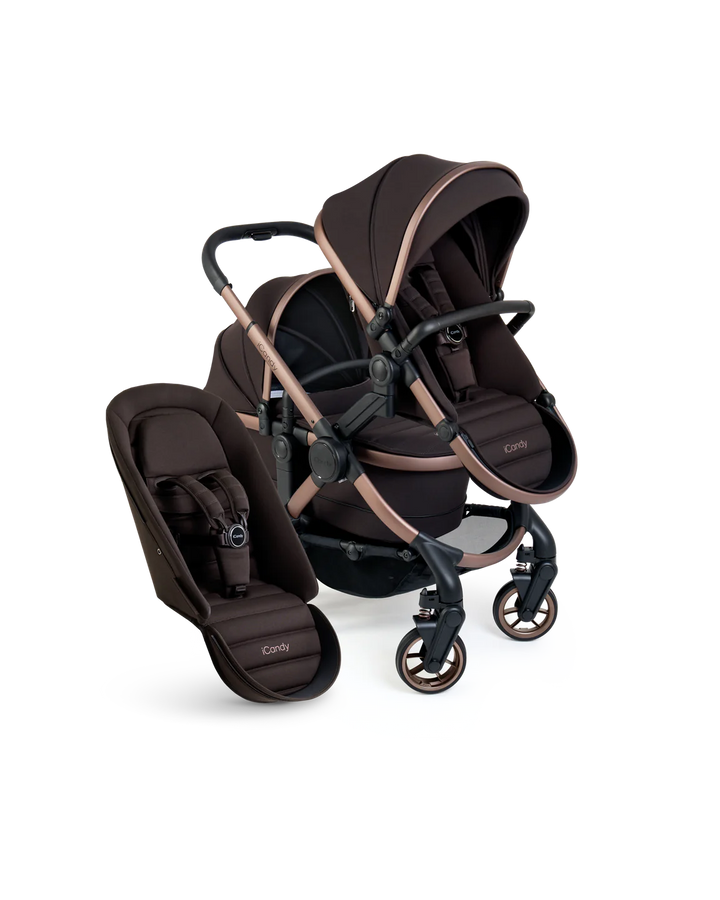 iCandy Peach 7 Double Pushchair - Pecan