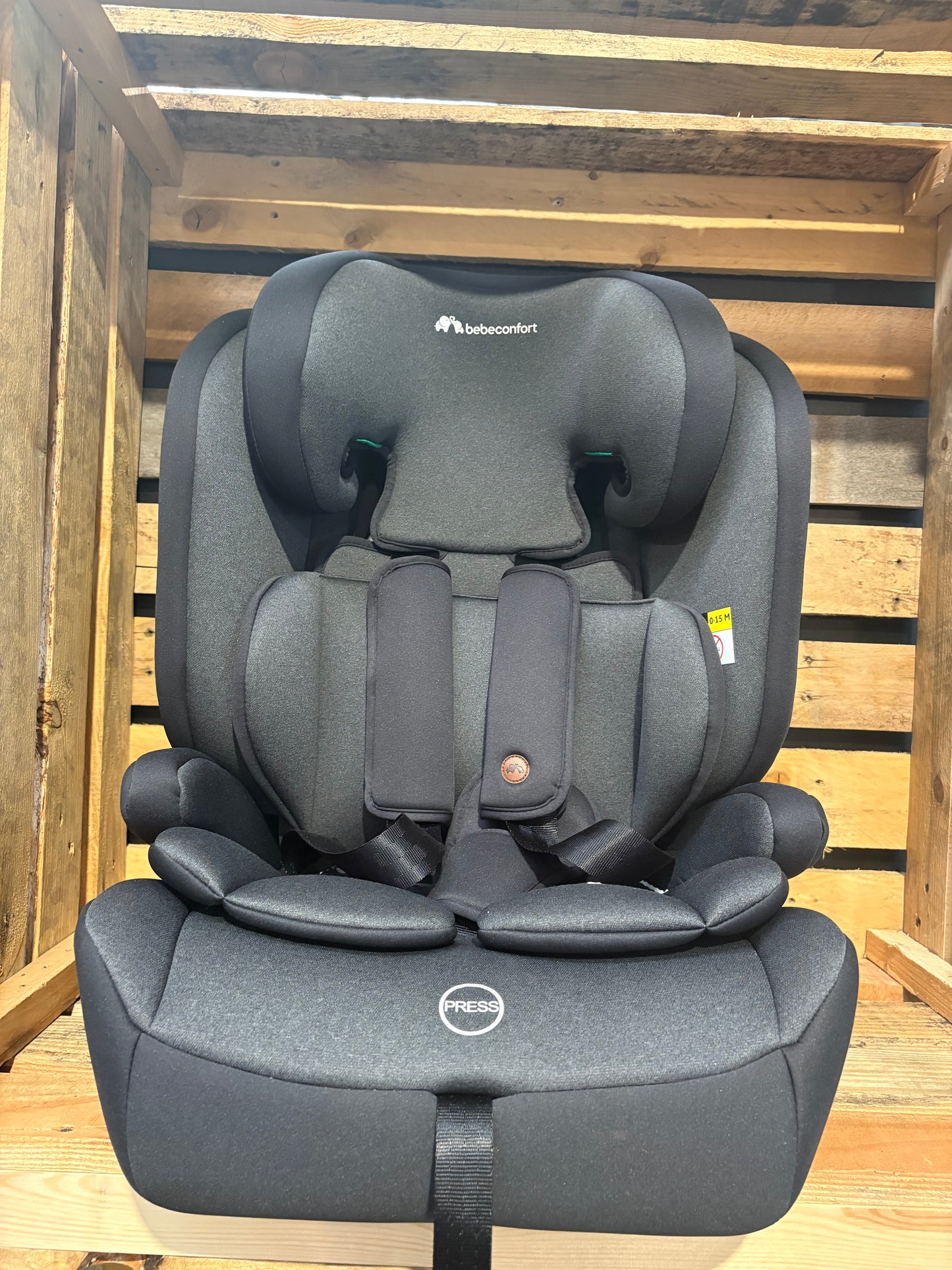 EX DISPLAY Bebeconfort Grow i-Size Car Seat - Tinted Black