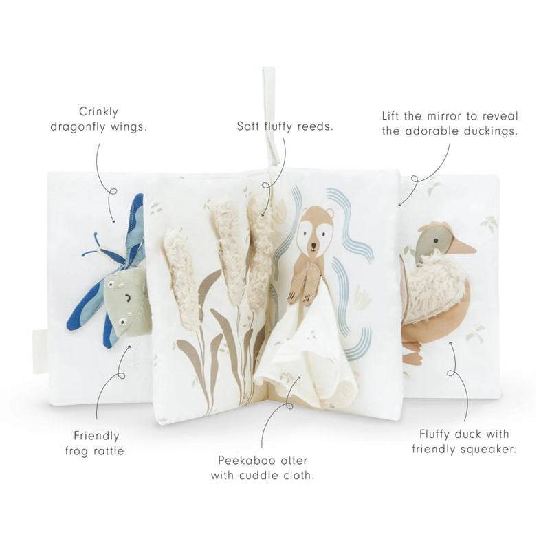 Avery Row Baby Fabric Book - Tales of the Riverbank
