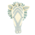 Fiona Walker Zebra with Vintage Ruff Mini Head - Blue
