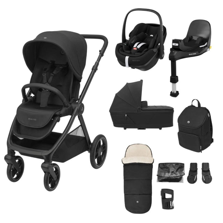 Maxi-Cosi Oxford 9 Piece Premium Bundle - Twillic Black