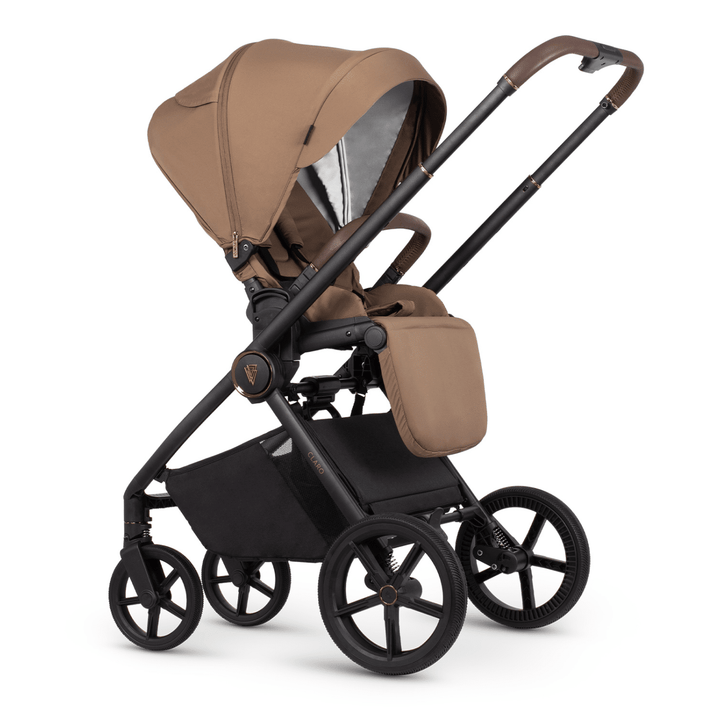 Venicci Claro 2-in-1 Travel System Bundle With Pushchair And Carrycot - Caramel