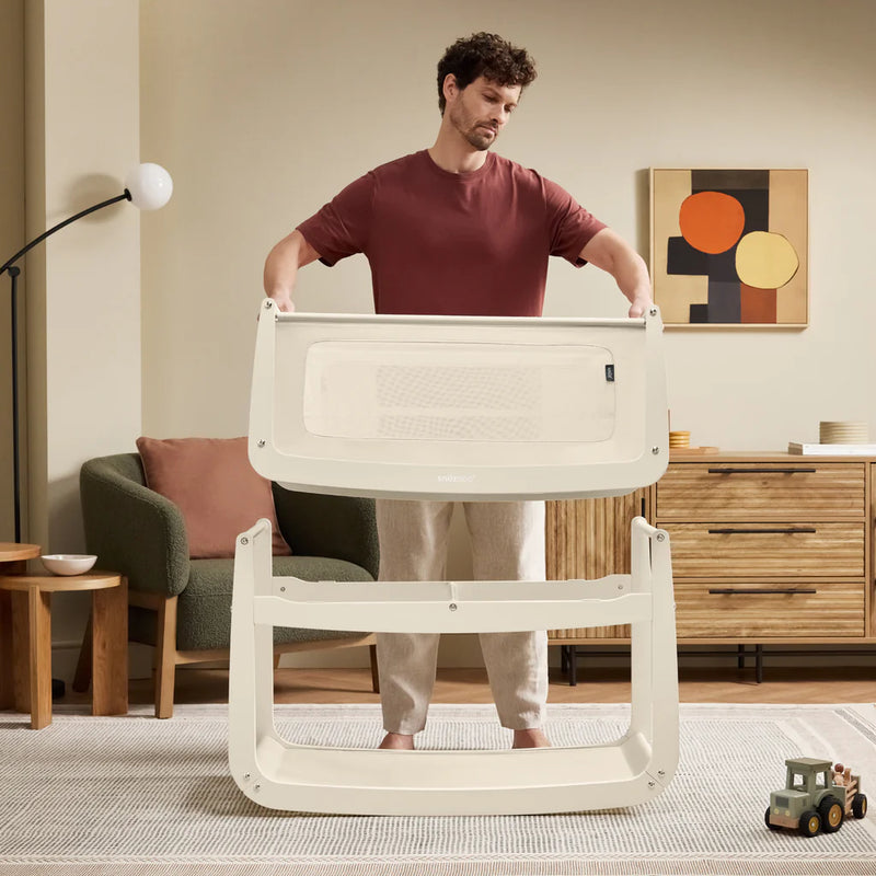SnuzPod5 Bedside Crib - Cashmere