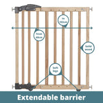 Clippasafe Extendable Dual Fix Wooden Safety Gate