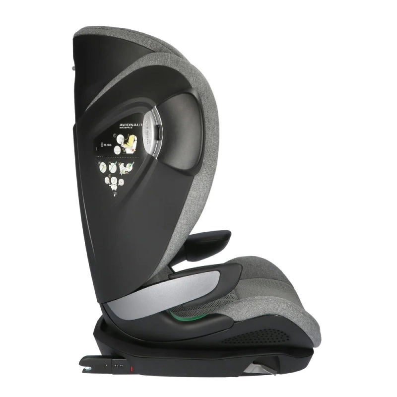 Avionaut MaxSpace AirFlow High Back Booster Car Seat - Grey