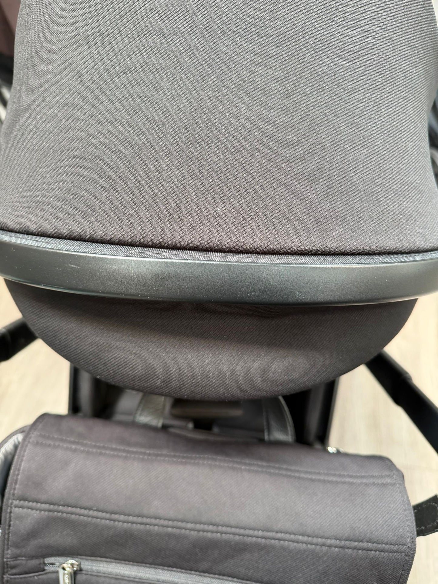 PRE LOVED iCandy Peach 7 Double Pushchair Bundle - Jet/Black