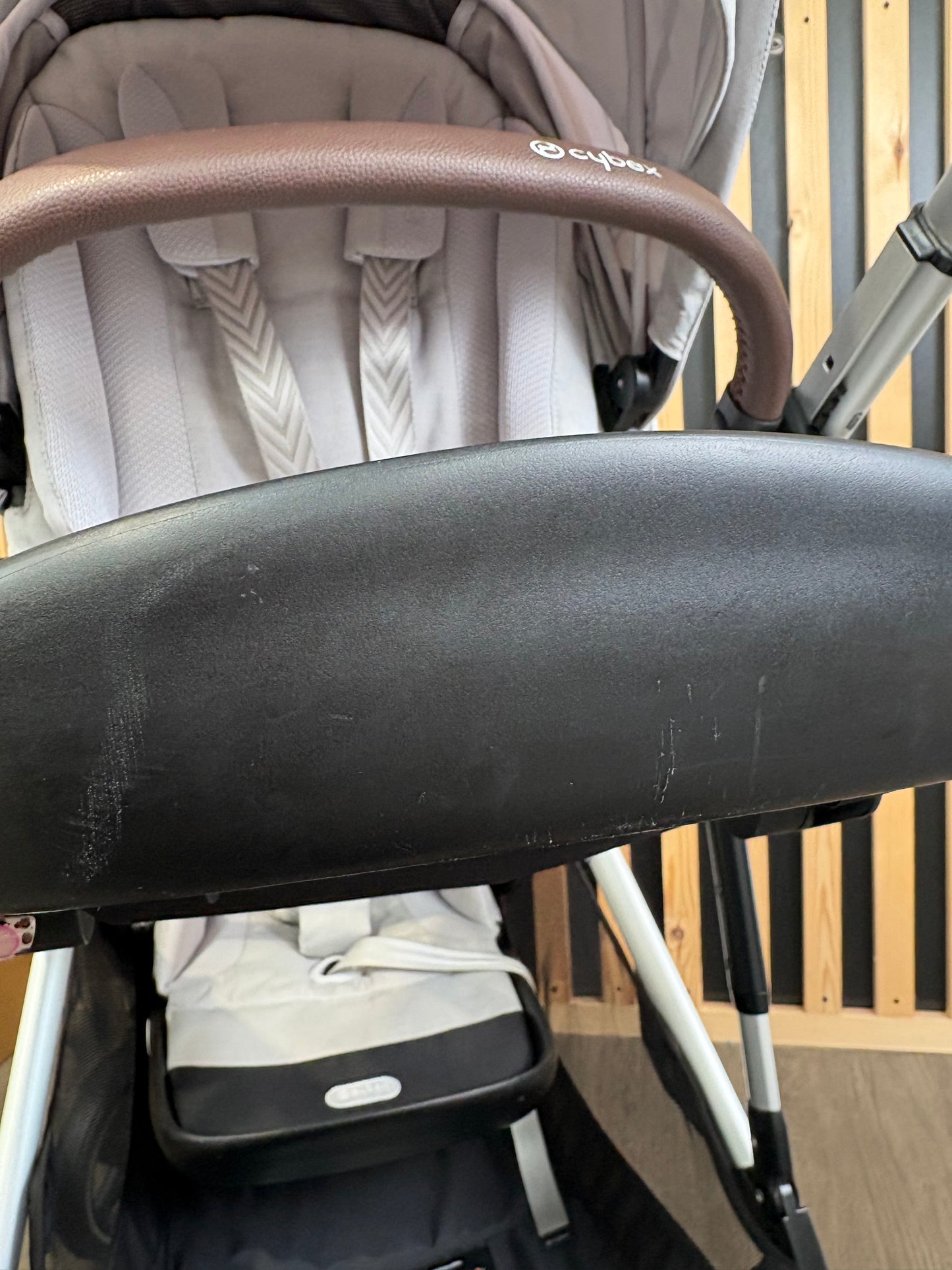 PRE LOVED Cybex Gazelle Twin S Pushchair - Stone Grey