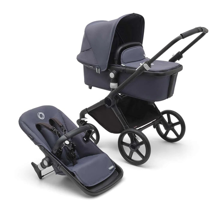 Bugaboo Fox Cub Complete Pushchair + Carrycot - Stormy Blue