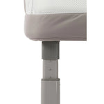 Oyster Drop Side Wiggle Crib Co-Sleeper - Stone