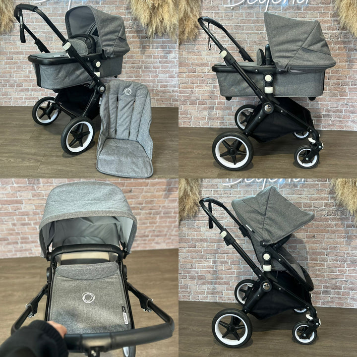 PRE LOVED Bugaboo Lynx - Grey Melange On Black Chassis