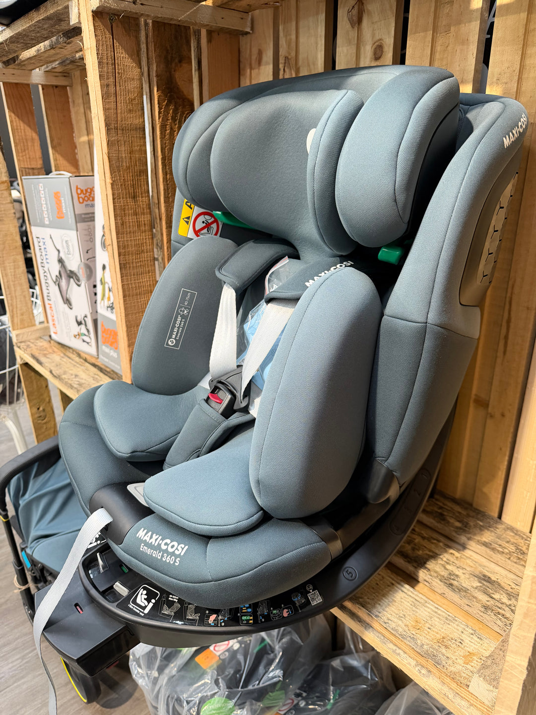 EX DISPLAY Maxi Cosi Emerald 360 S Car Seat - Tonal Graphite