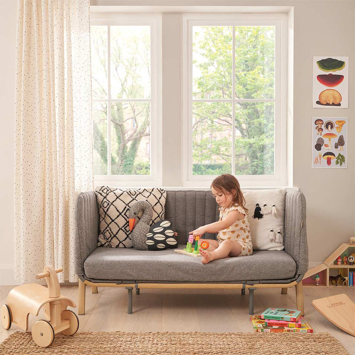 Tutti Bambini CoZee Xl Junior Bed + Sofa Expansion Pack - Oak/Charcoal