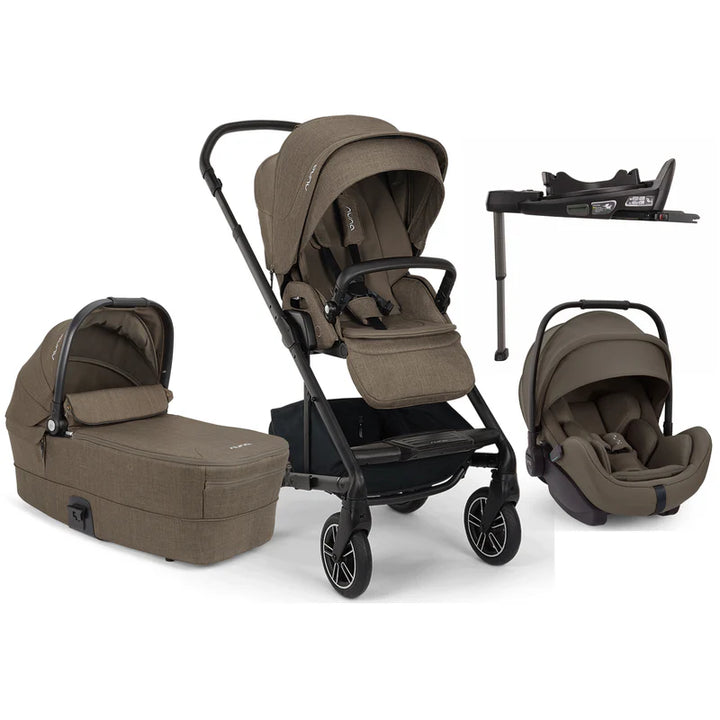 Nuna MIXX next, Arra Flex + Base Curv Travel System Bundle - Pistachio