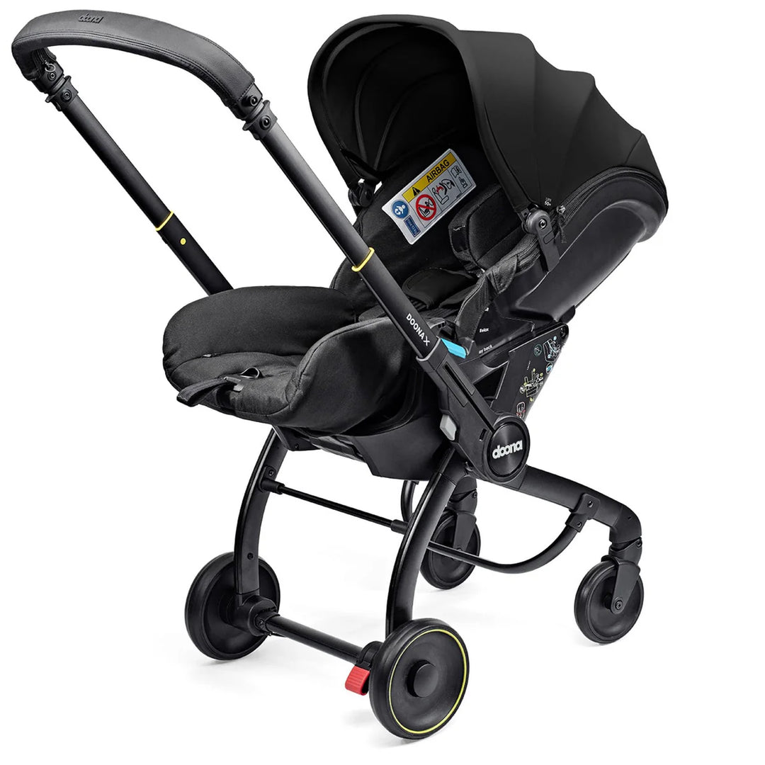 Doona X Infant Car Seat Stroller X Isofix Base Nitro Black Bambinosandbeyond