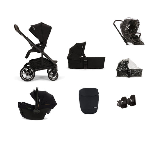 Nuna MIXX Next Urbn Travel System Bundle - Caviar