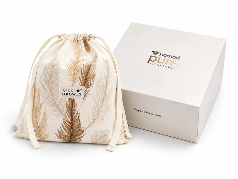 Bizzi Growin Nomad Pure Organic Baby Carrier - Feather Haze