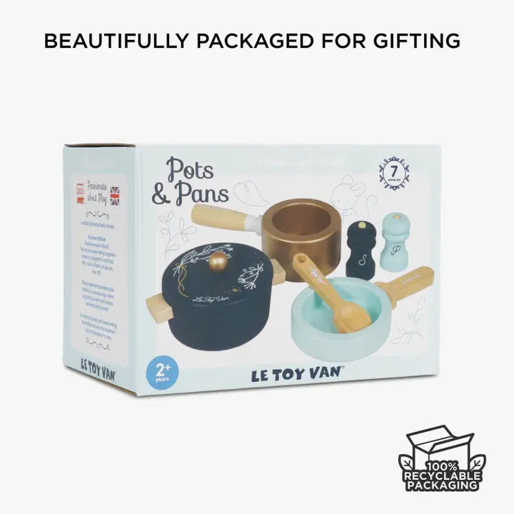 Le Toy Van Pots & Pans Kitchen Accessories