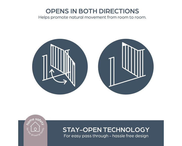 Dreambaby Ava Security Gate - Charcoal