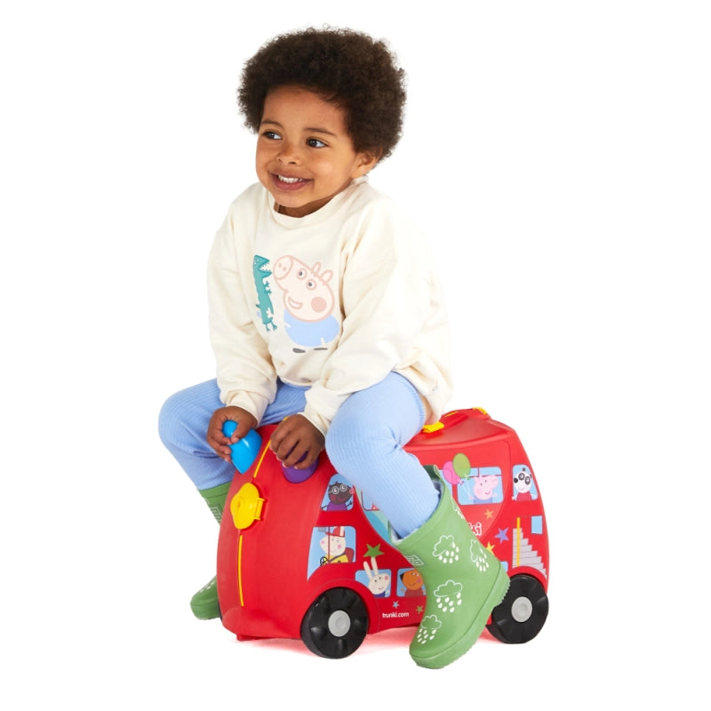 Trunki Ride-On Suitcase - Peppa Pig Party Bus
